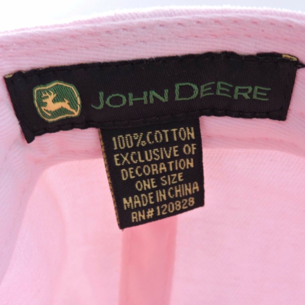 John Deere Pink Baseball Hat - Picture 4 of 6